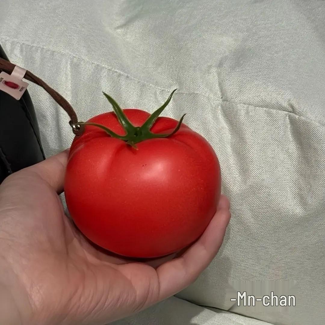 

Tomato Car Pendant - Cute Ornament for Rearview Mirror, Simulated Vegetable Decor for Good Luck