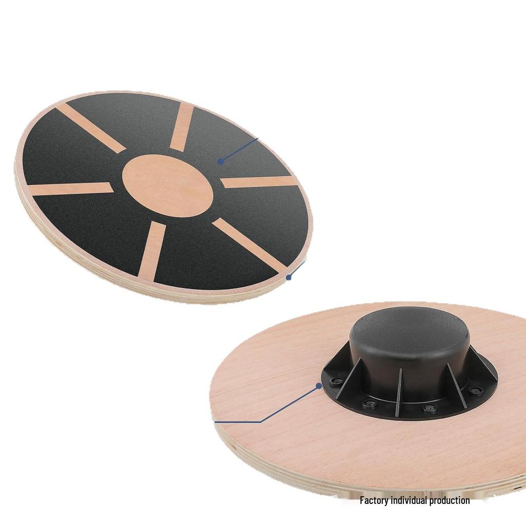 In-Stock Cross-Border Non-Slip Balance Board for Kids & Adults - Wooden Yoga Trainer