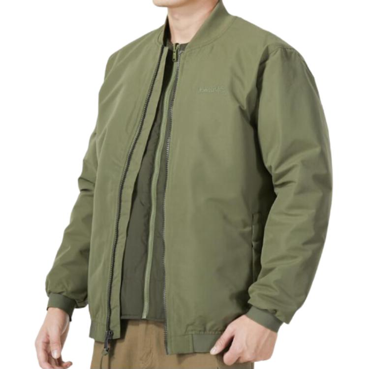 Timberland Solid Color Windproof Cold Resistant Three In One Jacket Men Jackets Military-Green A6M4N590