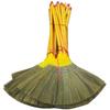 Old-Fashioned Thickened Straw Broom with Dustpan for Outdoor Courtyard