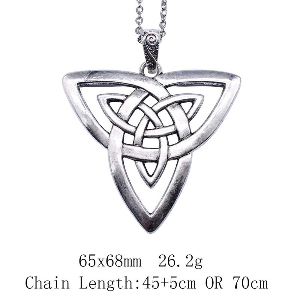 Gifts For Women Woman Long Necklace Celtic Hexagram 45cm Or 70cm Long Chain Necklace Cheap Cute Stuff Pendants And Necklaces
