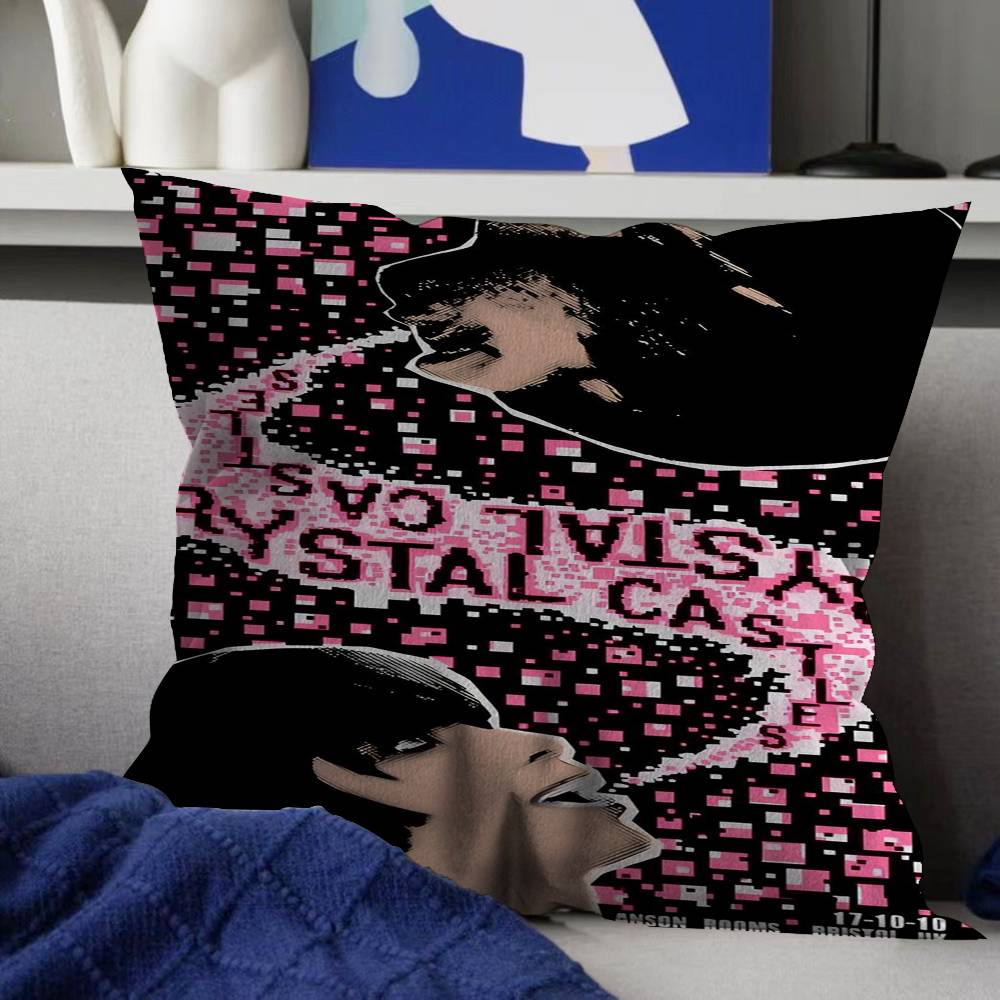 

C-Crystal C-Castles Банда Подушка Чехол Полиэстер Подушки для дивана Декоративные Накидные подушки Домашнее украшение Наволочка 12x12Inch