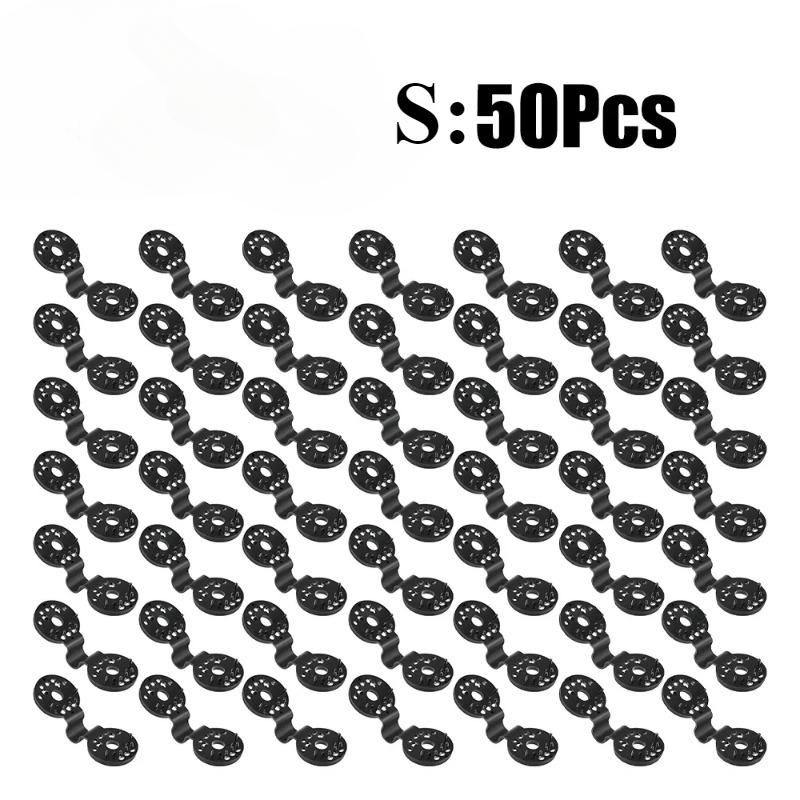 30-100pcs Shade Cloth Clips Heavy Duty Lock Grip Greenhouse Film Clip Hang Expand Instant Grommet Sunshade Net Fix Clips Tool
