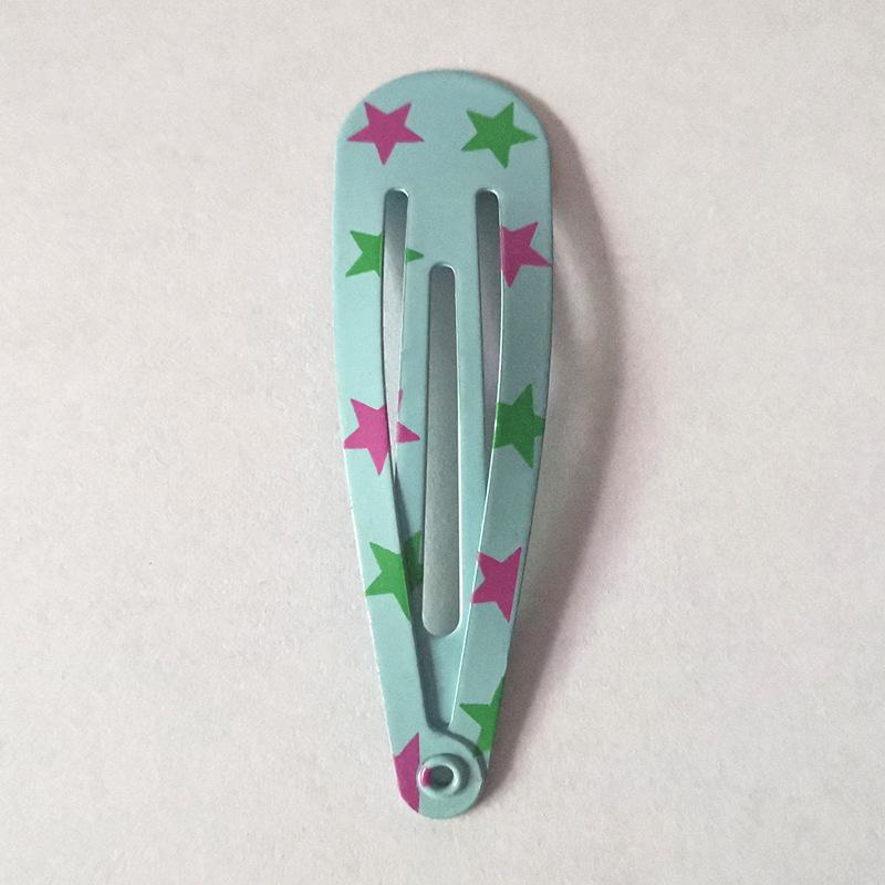 Trendy Kids' Hair Accessories: Cute Animal Metal Hair Clips & Waterdrop Print Crown Side Pins
