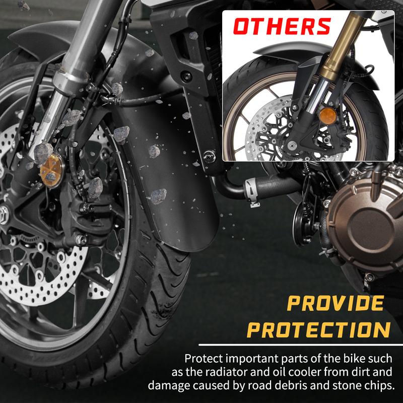 Motorcycle Splash Guard Accessories For Honda CB650R CBR650R CB CBR 650R 2019-2022 Front Wheel Hugger Fender Mudguard Mud