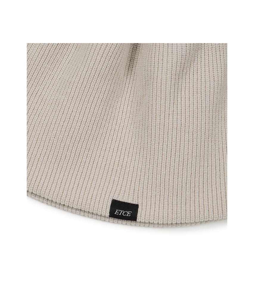 ETCE Label Beanie (Beige)
