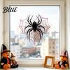 Spinnenweb Raam Zwart Rood Glas Herbruikbare Sticker Sticker Statisch Halloween Decal Niet-beschadigend Klevend Patroon voor Huis Winkel Kleuterschool