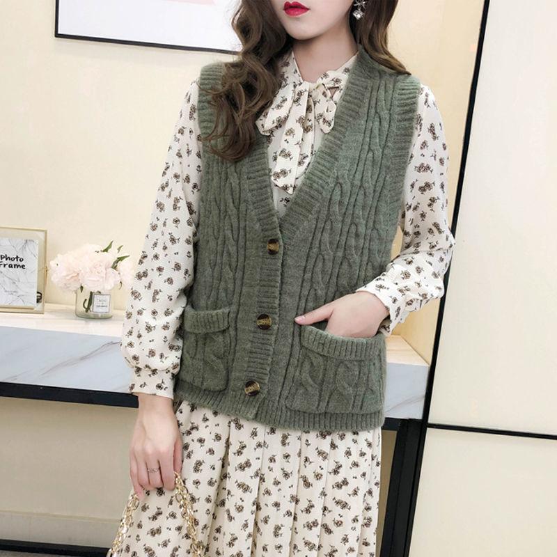 sleeveless knitted cardigan womens