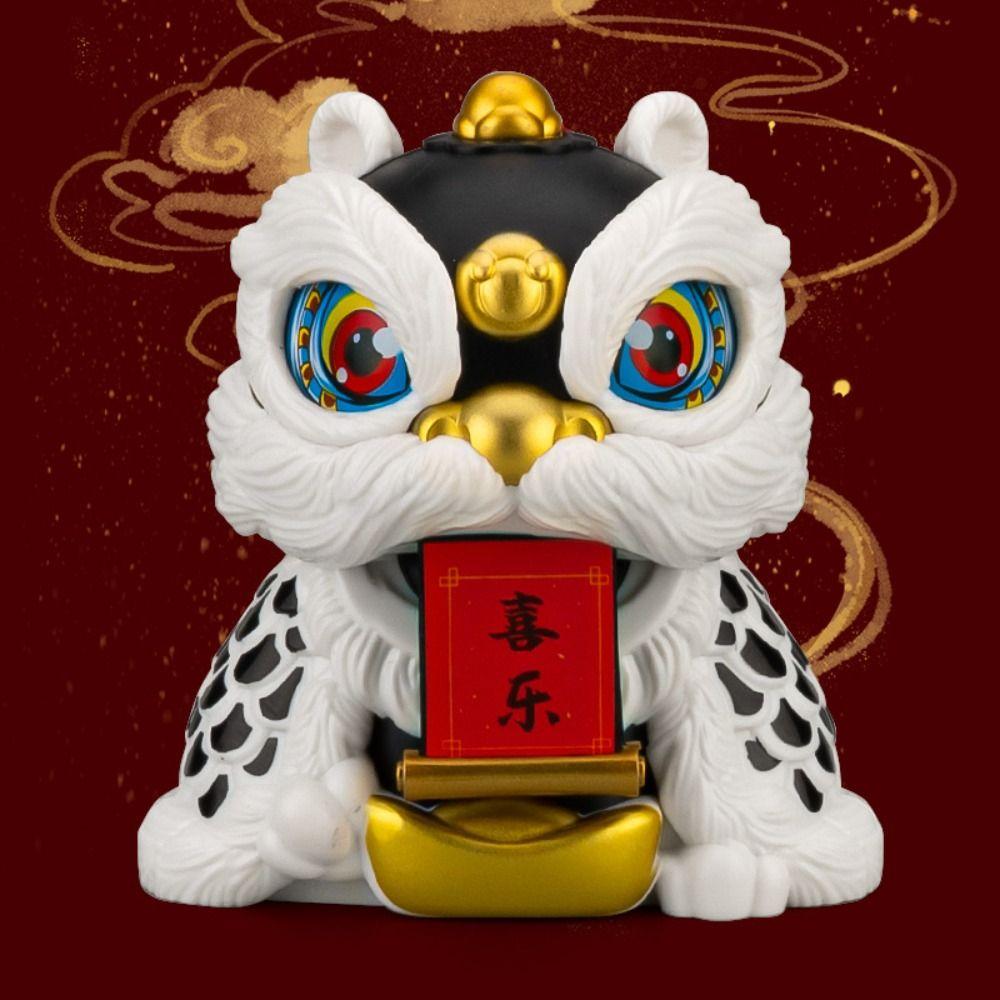 Attracting Wealth Lion Statue Figure Toys With Rope New Year Toys Kid Girl Boy