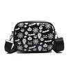 Trendy Vintage Skull Pattern Small Square Bag For Autumn 2024 Chic Korean Style
