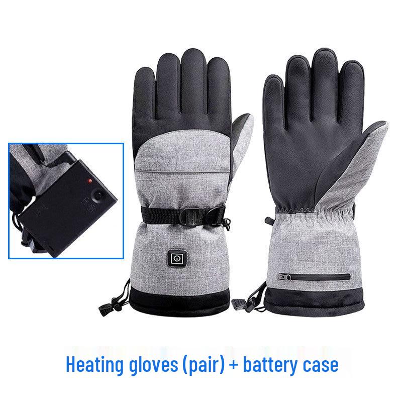 Electric Heated Winter Gloves for Skiing, Cycling, and Motorcycling – Touchscreen Compatible and Cold Protection
