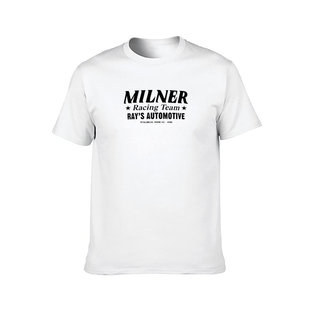 Milner Racing Team T-Shirt Man T Shirt Cotton High Quality Cotton Tshirt 100% T-Shirt