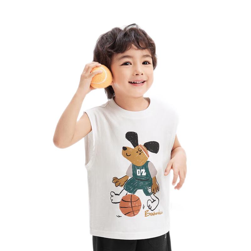 Balabala Boys  Summer Cartoon Vest T-Shirt 120