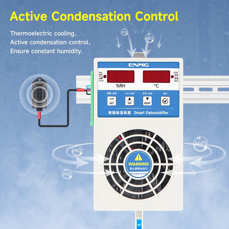 Deumidificatore Intelligente Tipo Scarico ENMG per Quadri Elettrici Piccolo Dispositivo di Deumidificazione Modulo Armadio di Distribuzione Anti-Condensa.