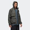 Adidas Multi-Pocket Sports Hooded Jacket Men Outerwear Dark-Earth-Brown GF4013