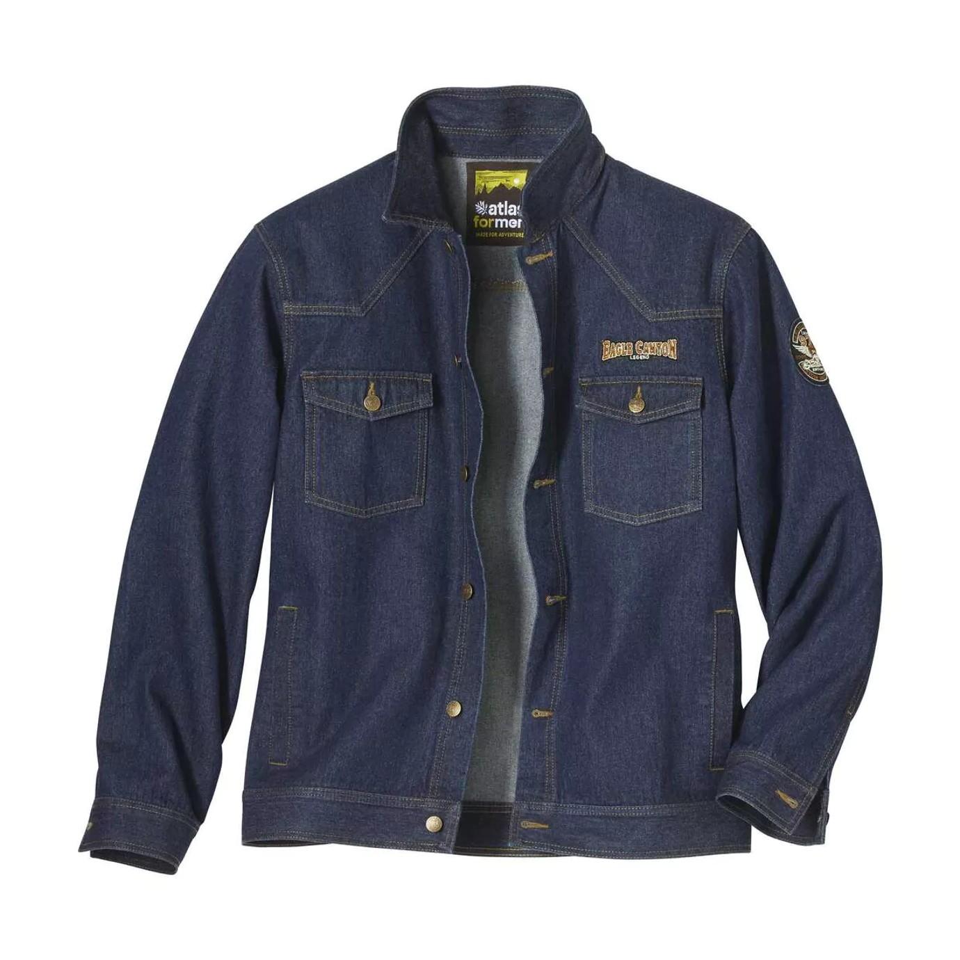 Atlas For Men Mens Denim Jacket