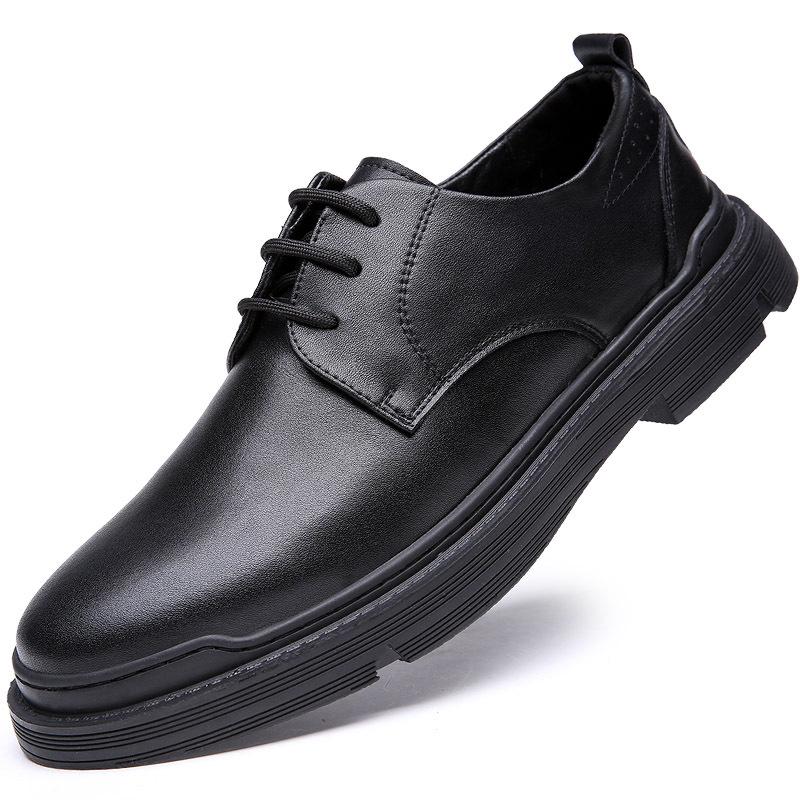 

Мужские повседневные кожаные ботинки осень-зима 2025 года, мужские ботинки Мартин в британском стиле, мужские ботинки из натуральной кожи в корейском стиле, модные ботинки в стиле милитари, мужские туфли с низким верхом 44