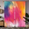 Colorful Gradient Colors Printed Curtains Pole Bag Bedroom Living Room Home Decoration Curtain Set Of 2 Made Polyester Washable Area Ready