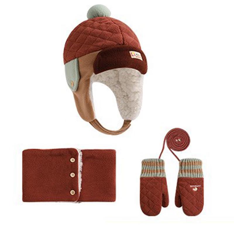 Lemonkid Kids  Warm Hat, Scarf & Gloves Set