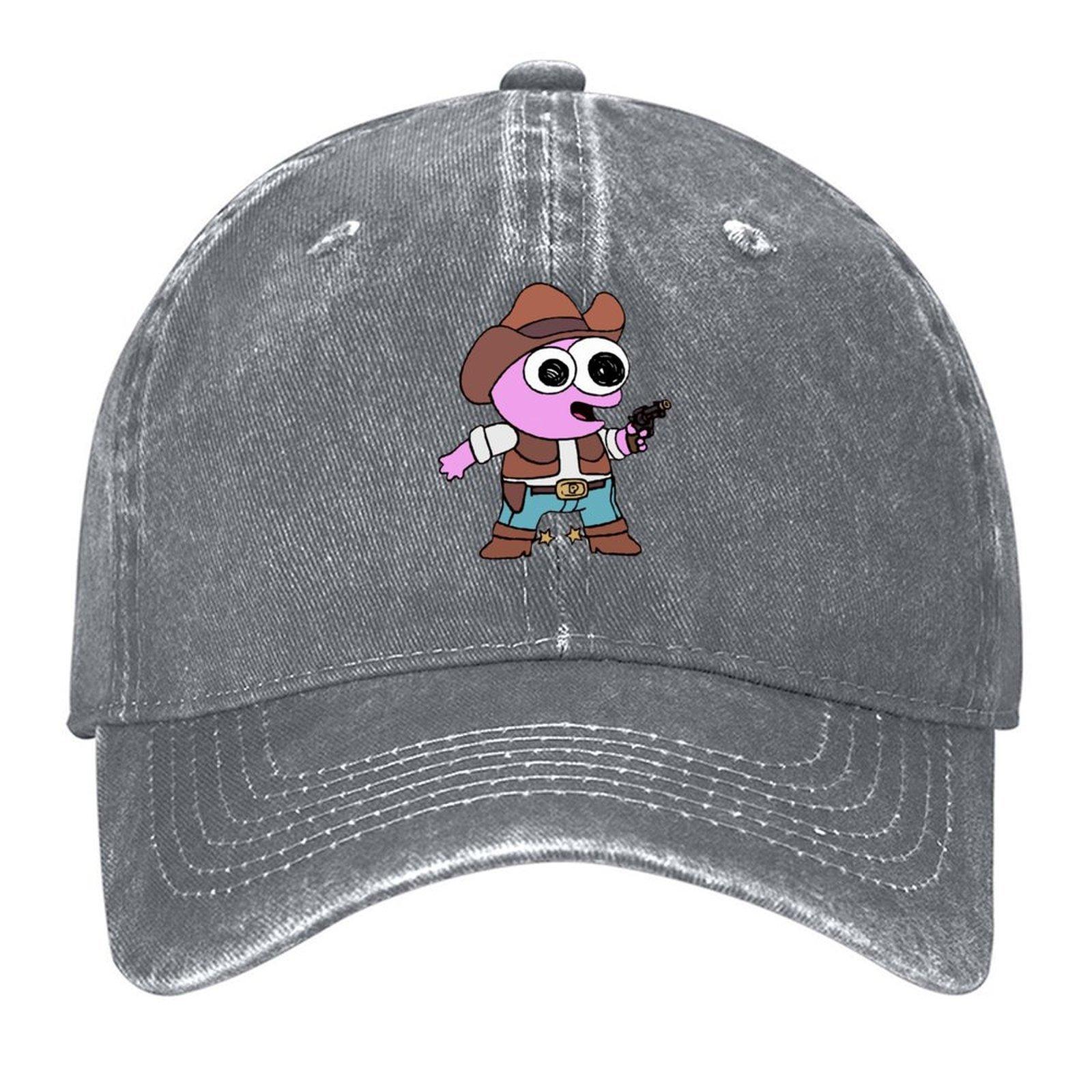 Smiling Friends Cowboy Pim Adult Swim Baseball Cap Custom Cap Winter hat foam party Hat Wild Ball Hat Unisexs Tennis Womens
