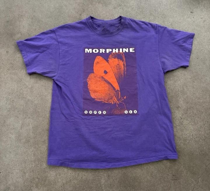 VTG Morphine Band Super S Tour Cotton Purple S-5XL T Shirt For Fans TT695 Unisex T-Shirt XXXXL