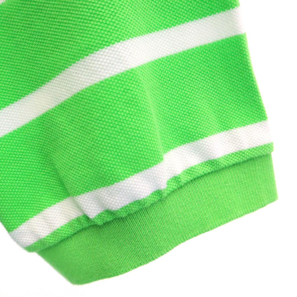 Polo by Ralph Lauren Border Pattern Short sleeve Polo shirt Kanoko fabric Men's Used