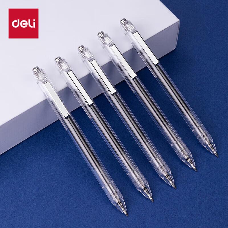 Deli 0.5mm Press-Type Gel Pen
