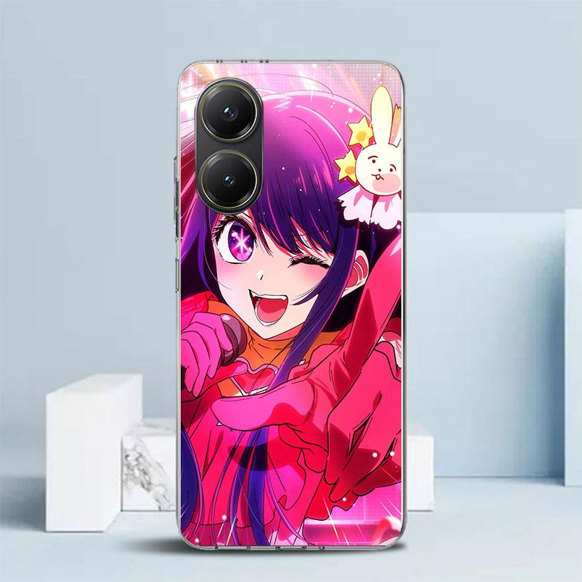 Oshi No Ko Soft Cover for Xiaomi Poco F7 Ultra X7 X6 X5 Pro M7 Phone Case Redmi 15 15C 13 13C 12 12C 10 10C Print Shell Poco X7