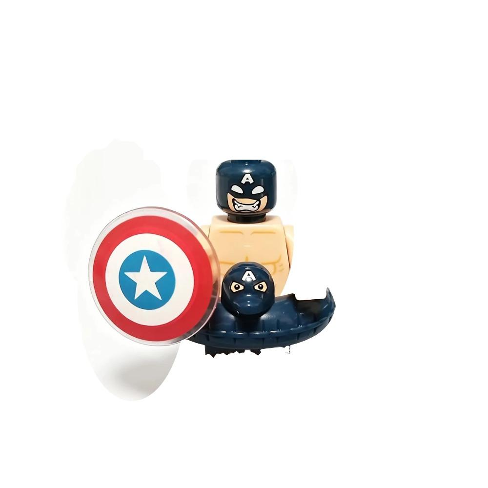Marvel Heroes Toys Mini Classic Anime Characters Superhero Deadpool Captain America Joker Spider-Man Party Gift Splicing Toy