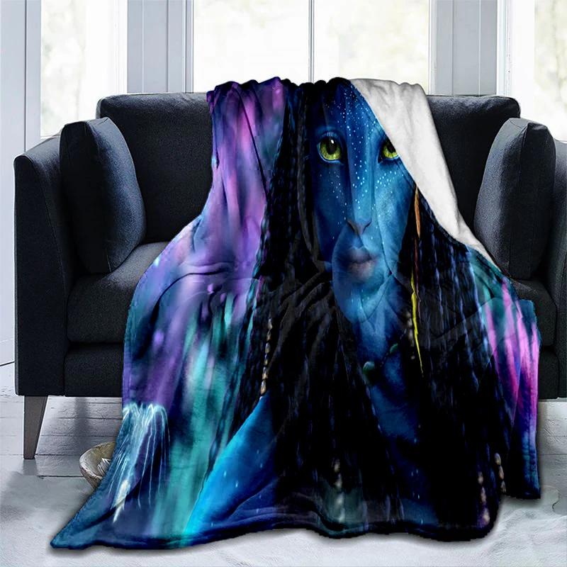 Avatar Film Gedruckte Weiche Warme Decke für Wohnzimmer Schlafzimmer Bett Sofa Couch Büro Geschenke Flanell Überwurfdecken