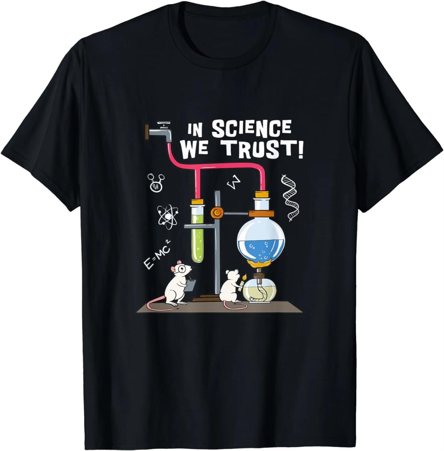

2026 New Womens Tshirts Believe in Science Creative Printed Comfort Summer Short Sleeve Round Neck Women Tshirt Clothing S