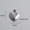 Retro Titanium Steel Cross Necklace Pendant - Stainless Steel DIY Jewelry Accessory, Fade-Resistant