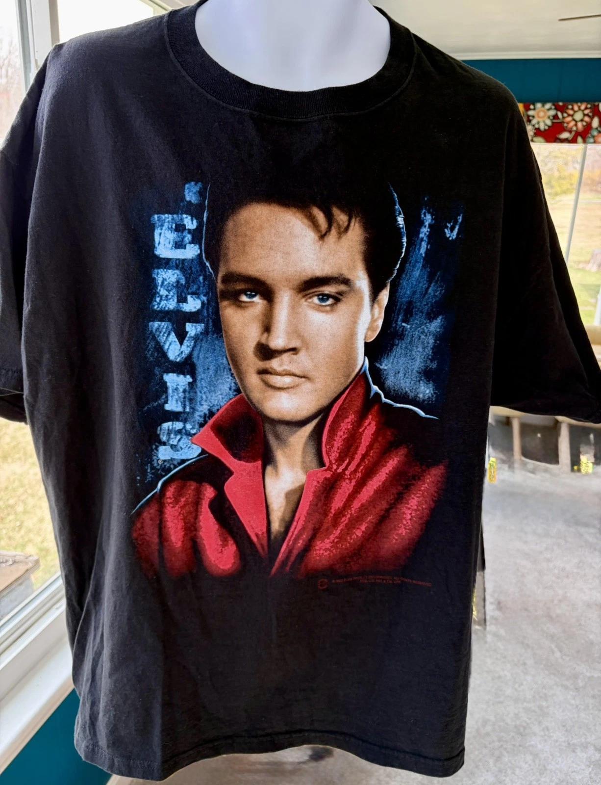 Elvis Presley 2003 Enterprises Vintage T-Shirt Rock Music Graphic Tee S-5XL S