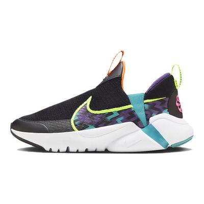 Flex Plus 2 Next Nature SE GS Black Nebula Blue Kids Sneakers Dream-Purple Fluorescent-Yellow FB2354-001