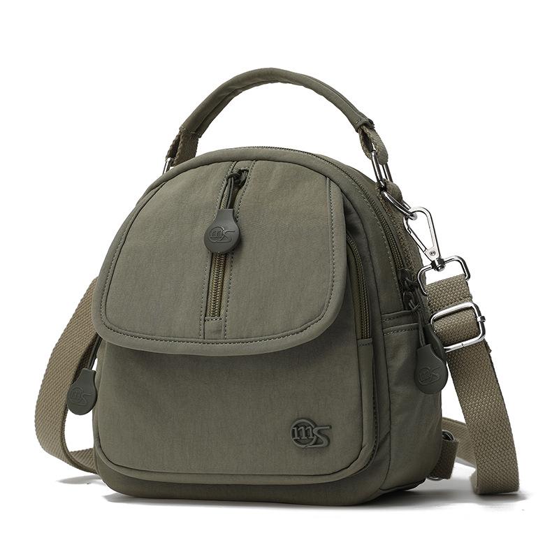 Autumn 2025 Minimalist Nylon Women's Bag: Versatile Single Shoulder, Backpack & Crossbody.