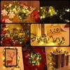 Artificial Green Leaf String Lights, Battery Powered LED Simulation Flower Greenery Garland, Fairy Lights for Wedding Room Indoor Wall Home Decor