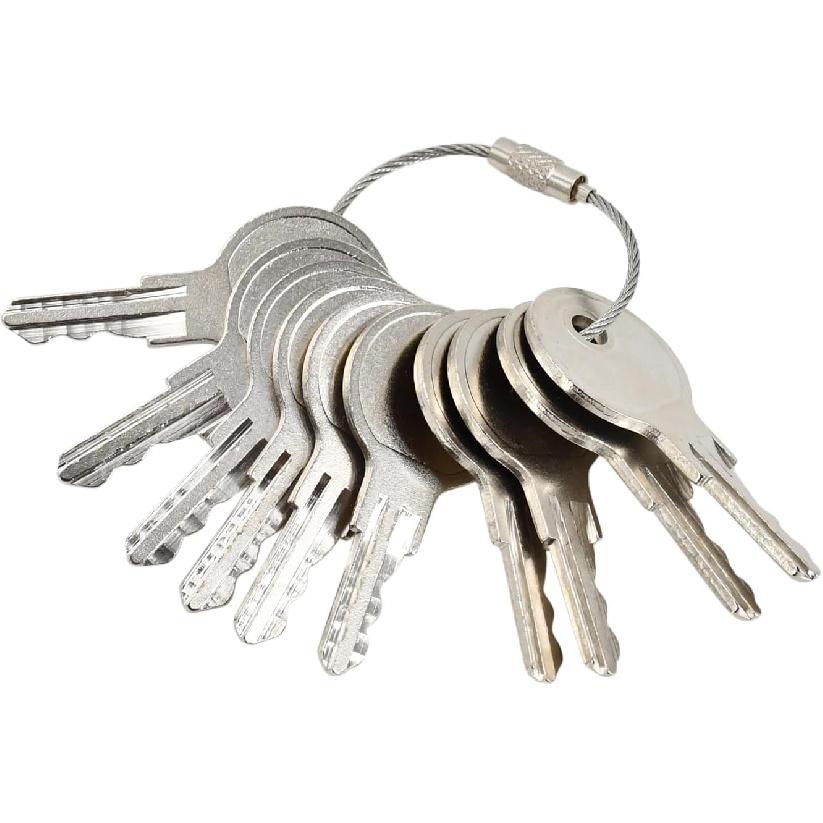 10Pcs CH751 Keys 751CH RV Keys Compatible with RV Compartments RV Campers Push Locks, Storage Cabinets, Door Locks, Trailers, Boats Locks, T-Handles