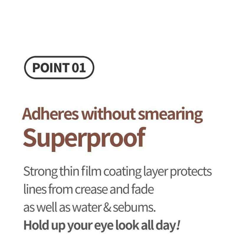 Cosnori Superproof Fitting Brush Eyeliner - 3 Colors