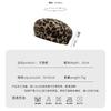 Leopard Print Beret Children'S Season Literary Retro Octagonal Hat Internet Celebrity Personality Versatile Painter Newsboy Hat