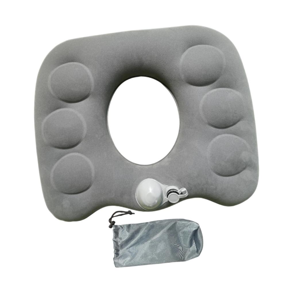 Inflatable Donut Pillow for Tailbone Portable Breathable Seat Cushion