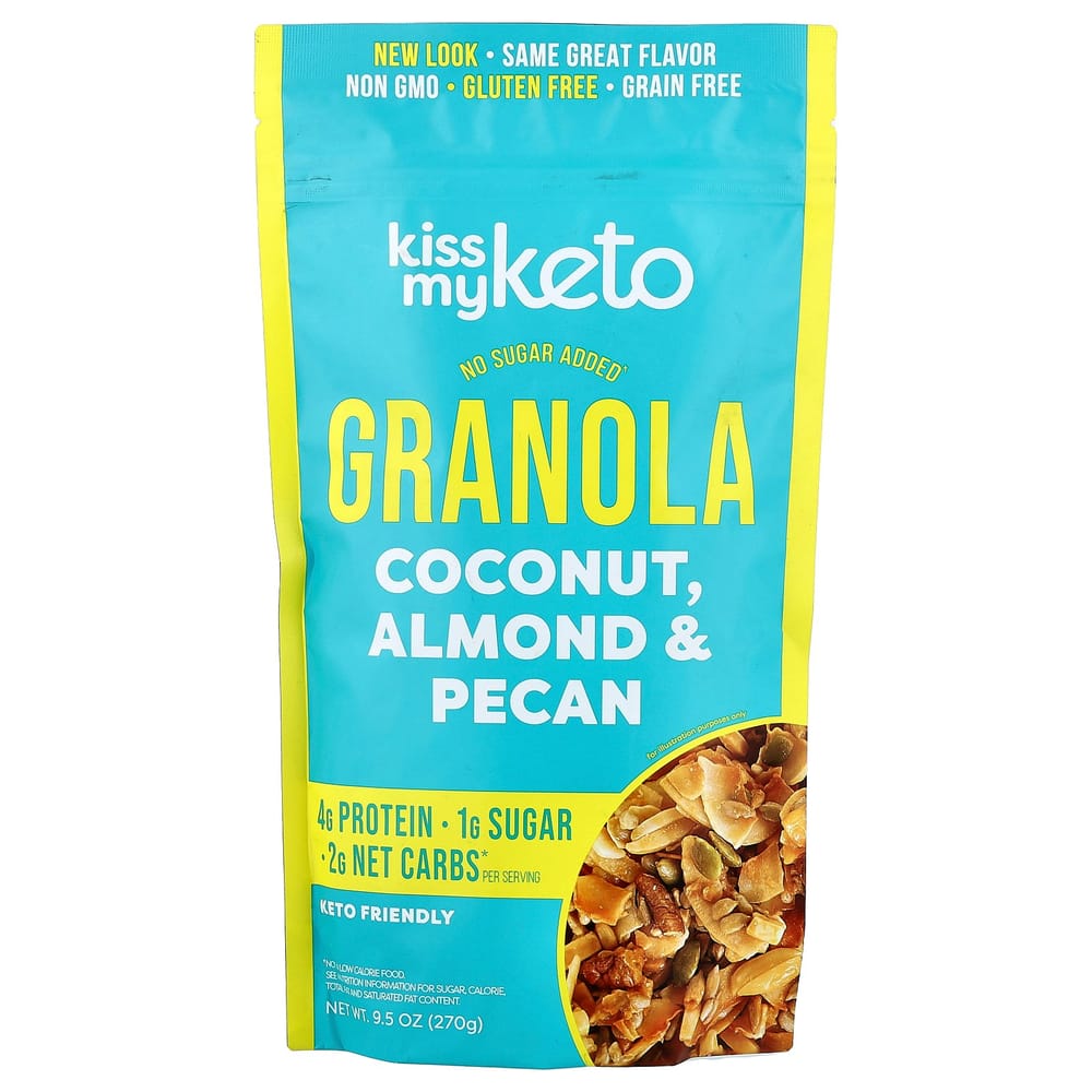 iHerb Keto Granola with Coconut, Almond & Pecan, 270g (9.5 oz)
