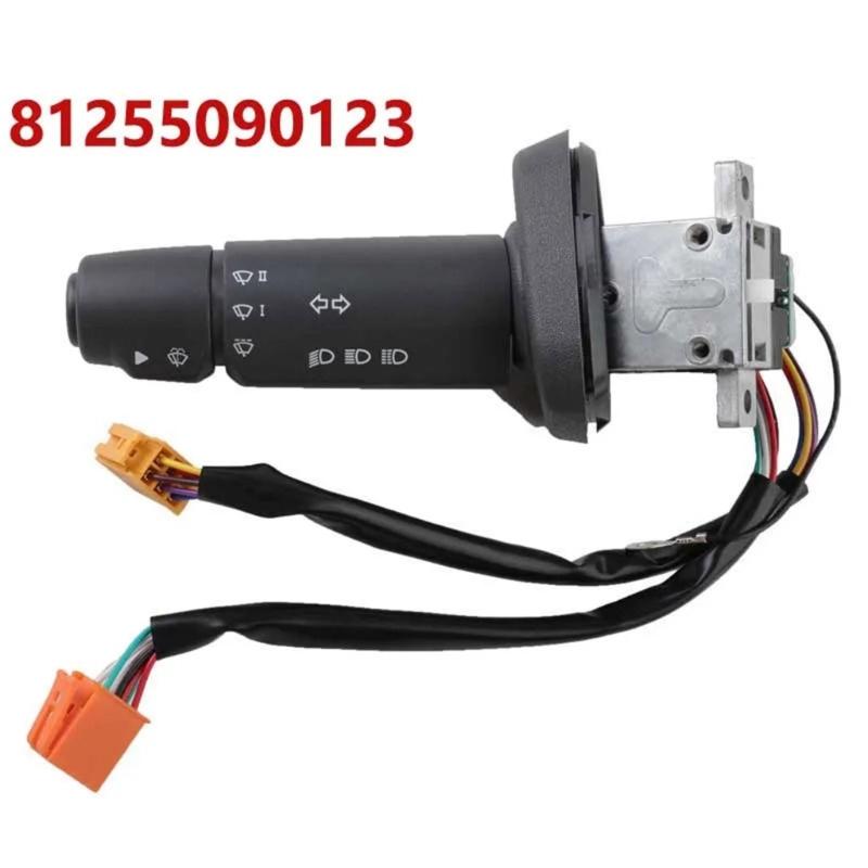 Truck Turn Signal Wiper Control Switch 81255090128 81255090147 81255090085 High Compatibility Enhancing Driving Comfort