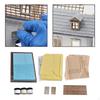 Unpainted 1/35 Building Model Kits Ruins Puzzles with for Landscape