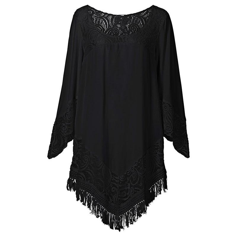 Купить Женское летнее платье-туника для пляжа, повседневное платье с ...