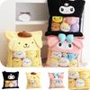 Cute Cartoon Style Three-layered Plush Cushion With 5 Mini Dolls Perfect Gift For Kids And Girlfriends