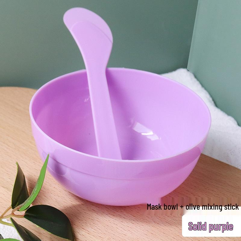 Beauty Mask Mixing Set: Bowl, Spoon & Stick for Makeup & Spa