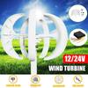 1600W 5 Blades White Wind Turbine Generators Vertical Axis Controller Lanterns
