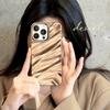 Luxury Plating Wave Pattern Glossy Case For iPhone 17 Air 16 15 14 13 12 11 Pro Max X XS XR Plus SE Fashion Bright Bumper Cover