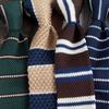 Stylish British Casual Slim Fit Knit Wool Tie, Unisex, 6cm Width.