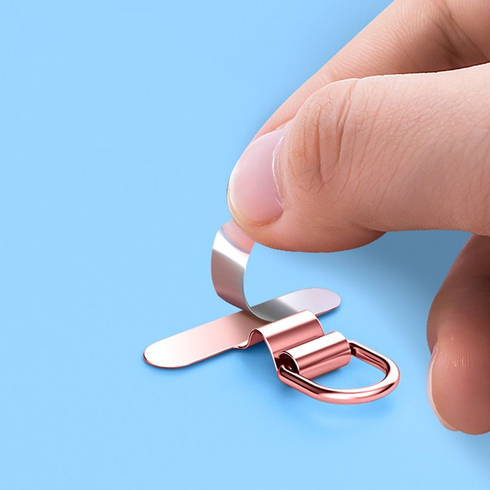 Metal Phone Lanyard Tab Ultra-thin Mobile Phone Lanyard Patch Strap Fixed Gasket for Mobile Phone